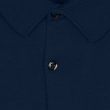 Load image into Gallery viewer, John Smedley - Adrian S/S Polo Shirt in Indigo.
