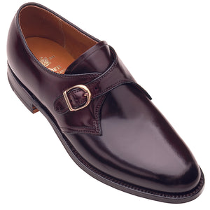 Alden 954 Shell Cordovan monk strap shoe in color 8.