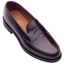 Load image into Gallery viewer, Alden 986 Shell Cordovan Penny Loafer in color 8.
