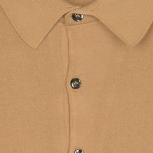 Load image into Gallery viewer, John Smedley Bradwell L/S Shirt in Light Camel.
