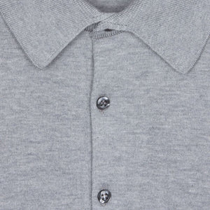 John Smedley - Bradwell L/S Shirt in Silver.