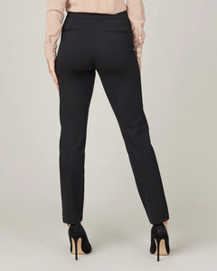 Model wearing Spanx - The Perfect Pant, Slim Straight in Classic Black 20254R - back.