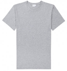 Susnpel Riviera Crew Neck Short Sleeve in Grey Melange.