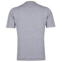 Load image into Gallery viewer,  John Smedley - Lorca S/S T-Shirt Silver back.
