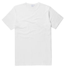 Load image into Gallery viewer, Sunspel - Classic Crew Neck T-Shirt in White.
