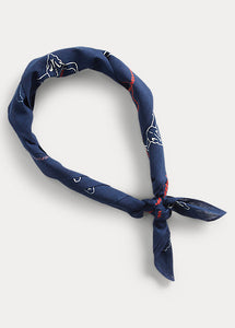 RRL Rodeo Bandana in Indigo.