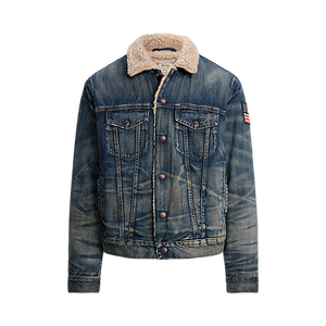 Polo Ralph Lauren Denim Sherpa Trucker Jacket in Earlton.