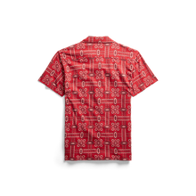 Load image into Gallery viewer, RRL - Short-Sleeve Slub Jersey Cabana Camp Button-Down Knit Shirt
