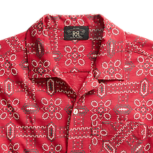 Load image into Gallery viewer, RRL - Short-Sleeve Slub Jersey Cabana Camp Button-Down Knit Shirt
