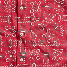 Load image into Gallery viewer, RRL - Short-Sleeve Slub Jersey Cabana Camp Button-Down Knit Shirt
