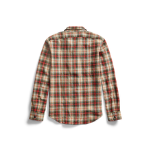 Load image into Gallery viewer, RRL - Long-Sleeve Cotton Plain Weave Tartan Plaid Universal Camp Shirt in Cream Multi.

