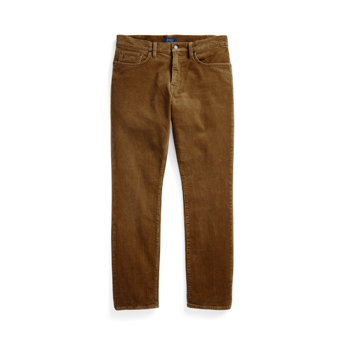 Polo Ralph Lauren - Varick Slim Straight Stretch Corduroy 5-Pocket Pant in Sepia.