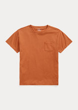 Load image into Gallery viewer, RRL - Garment-Dyed Pocket T-Shirt in Orange.
