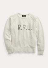 Load image into Gallery viewer, RRL - Logo Fleece Sweatshirt in Oatmeal Heather.
