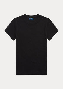 Polo Ralph Lauren - Ribbed Cotton Tee in Black.