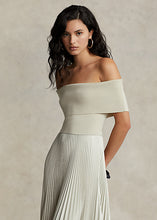 Load image into Gallery viewer, Polo Ralph Lauren - Hybrid Off-the-Should Pleated Dress
