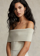 Load image into Gallery viewer, Polo Ralph Lauren - Hybrid Off-the-Should Pleated Dress
